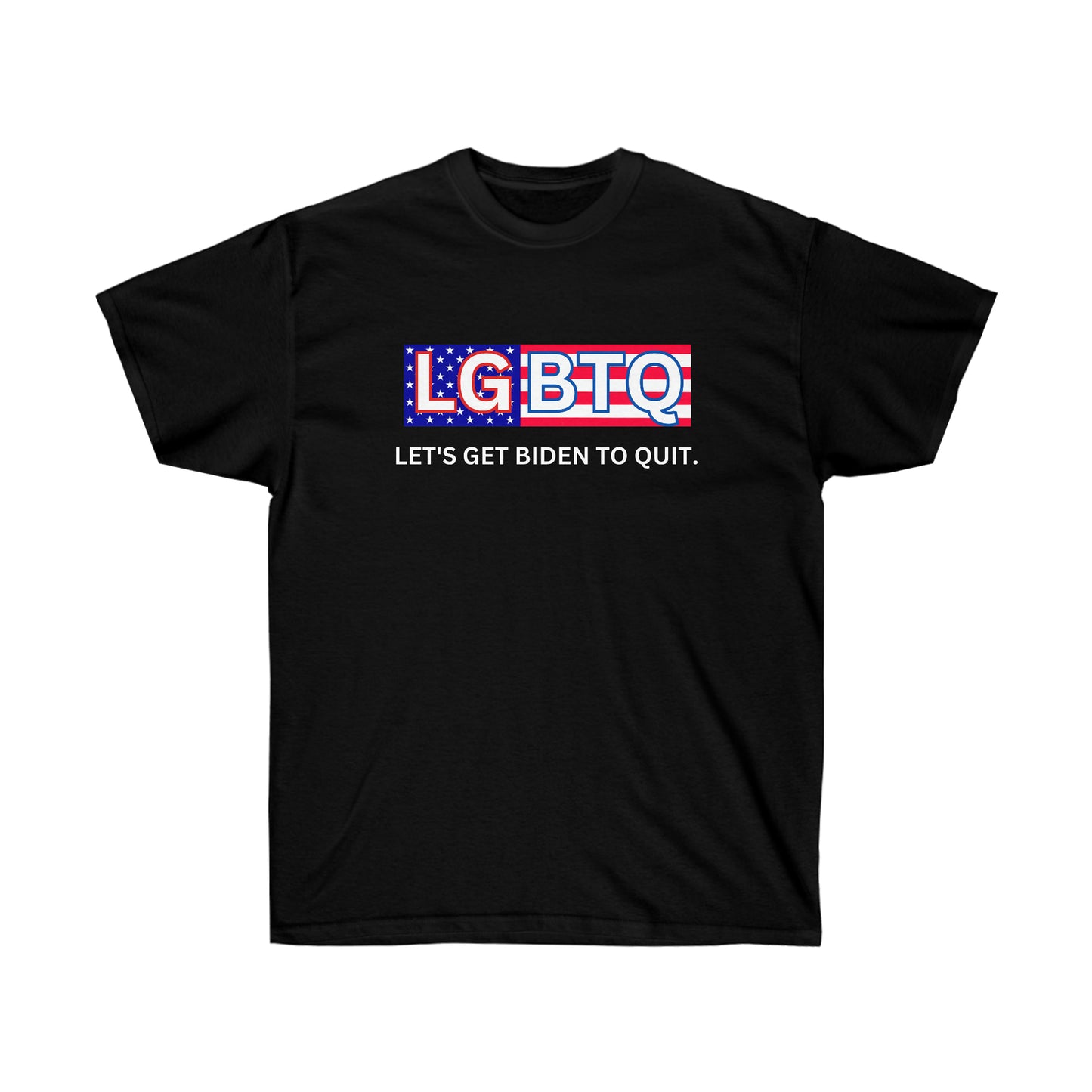 Let's Get Biden to Quit (LGBTQ) Tee