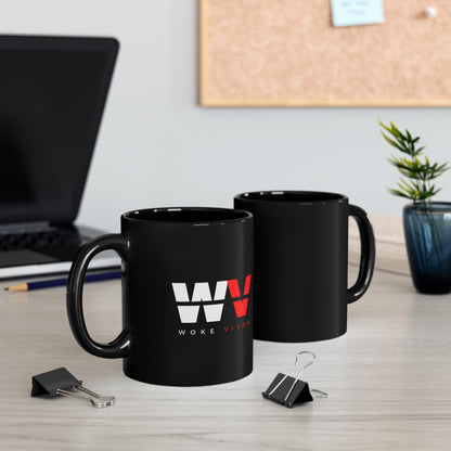 Classic 'Woke Vision' Black Mug