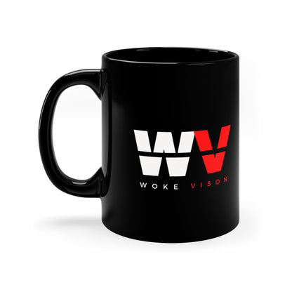 Classic 'Woke Vision' Black Mug