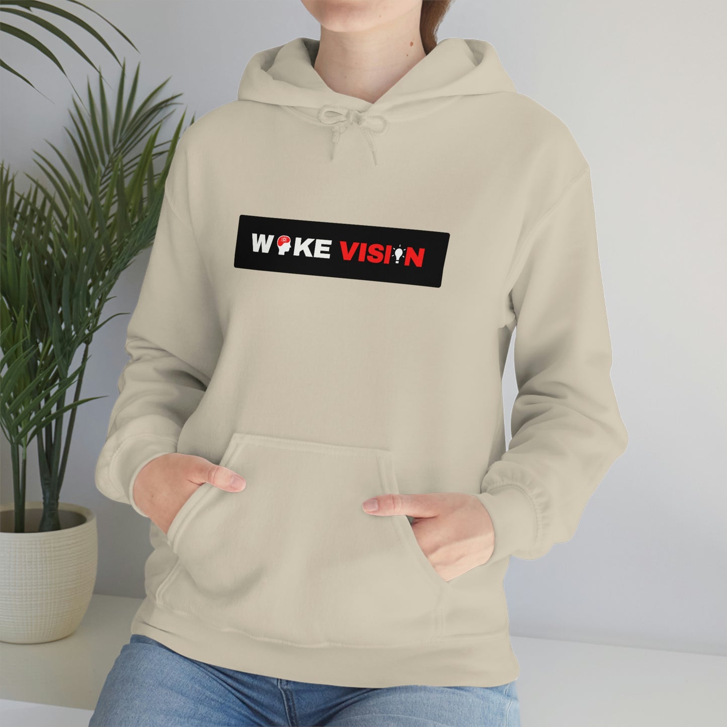 Classic 'Woke Vision' Logo Hoodie