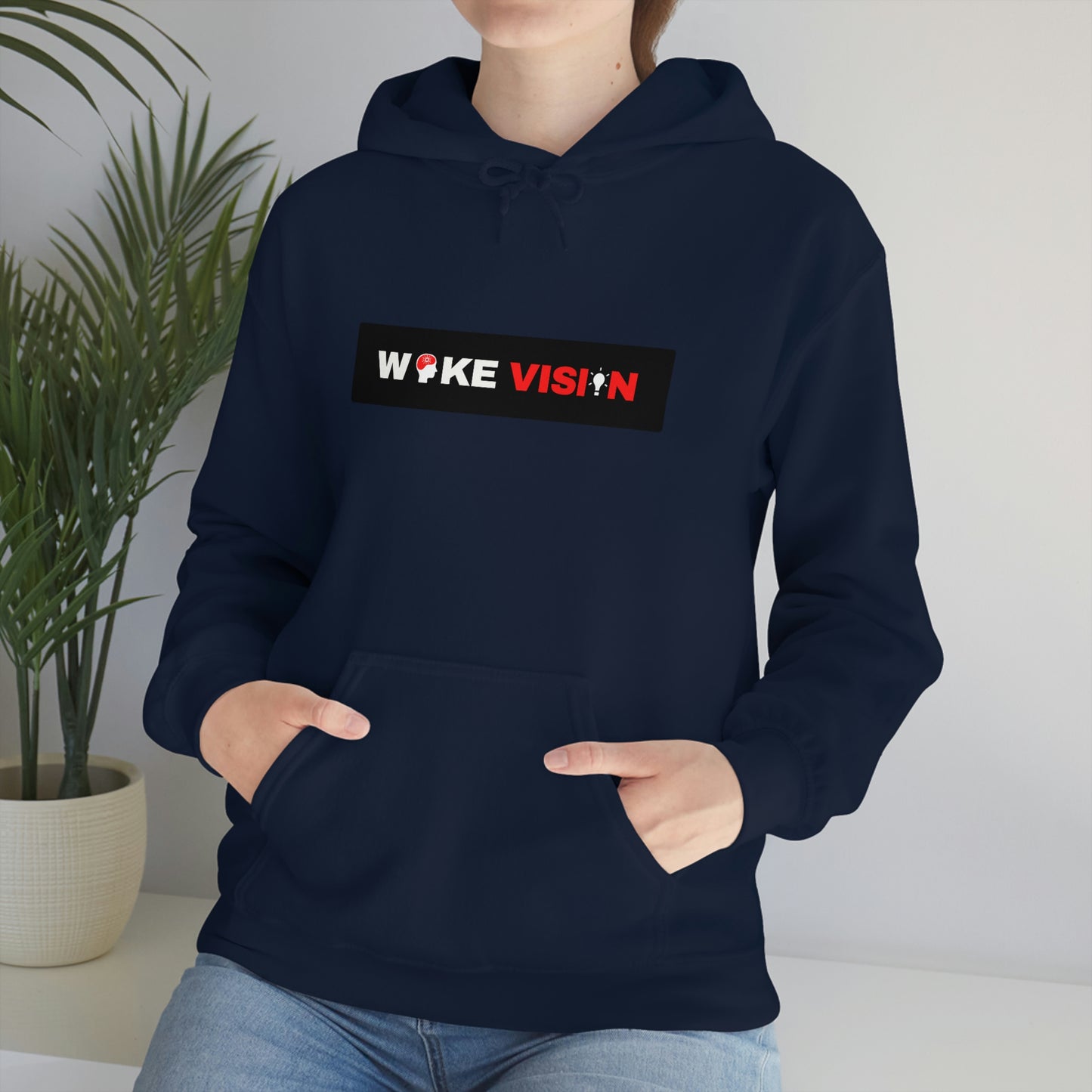 Classic 'Woke Vision' Logo Hoodie