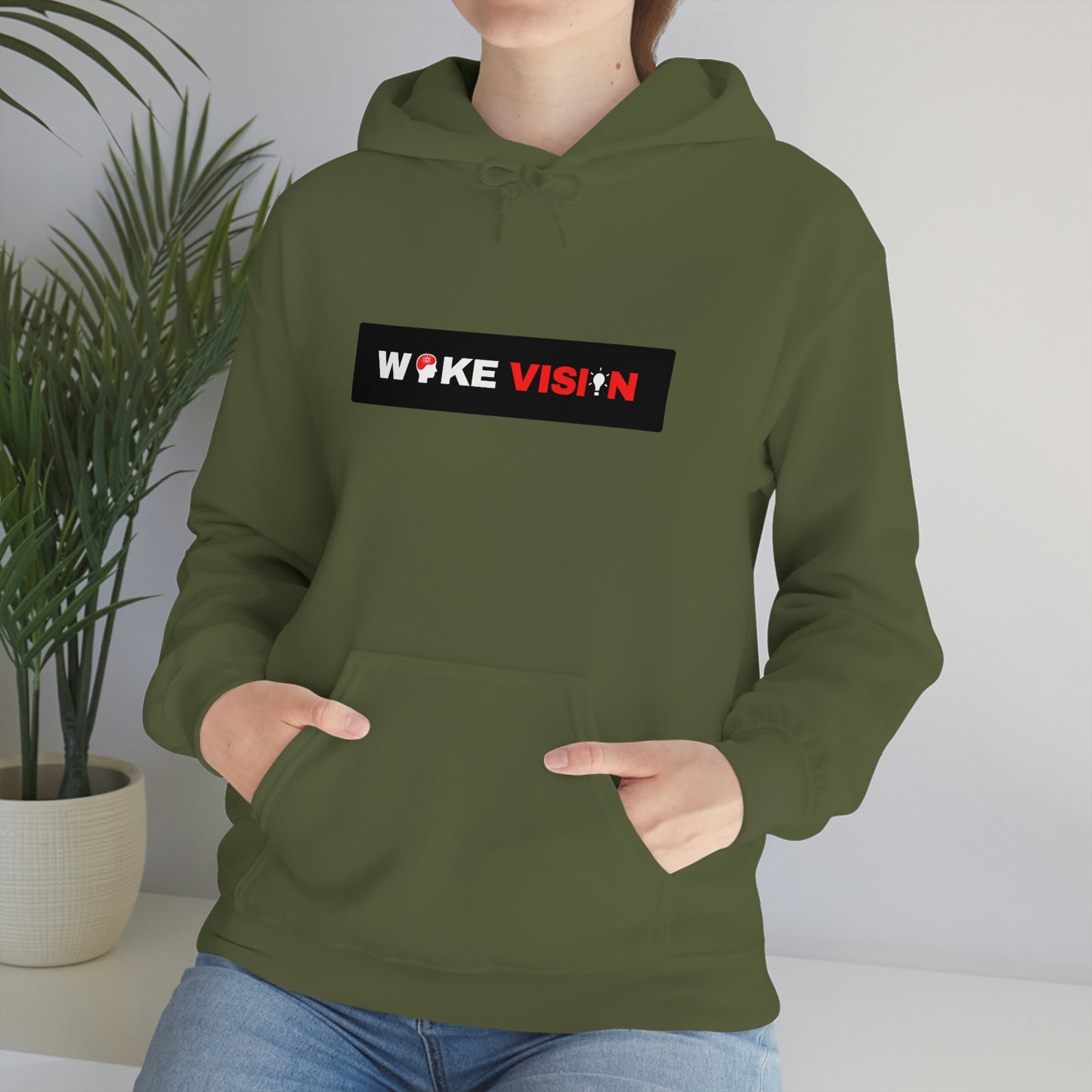 Classic 'Woke Vision' Logo Hoodie