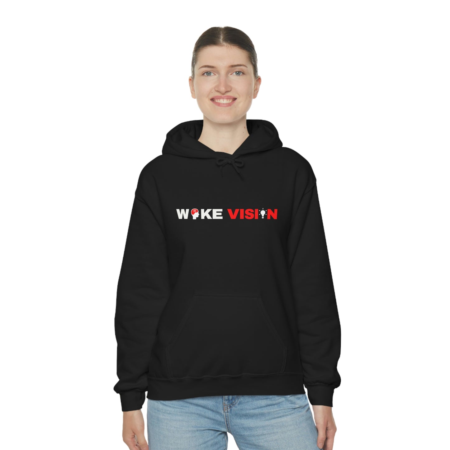 Classic 'Woke Vision' Logo Hoodie