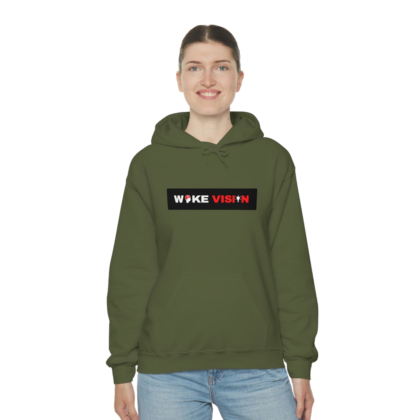 Classic 'Woke Vision' Logo Hoodie