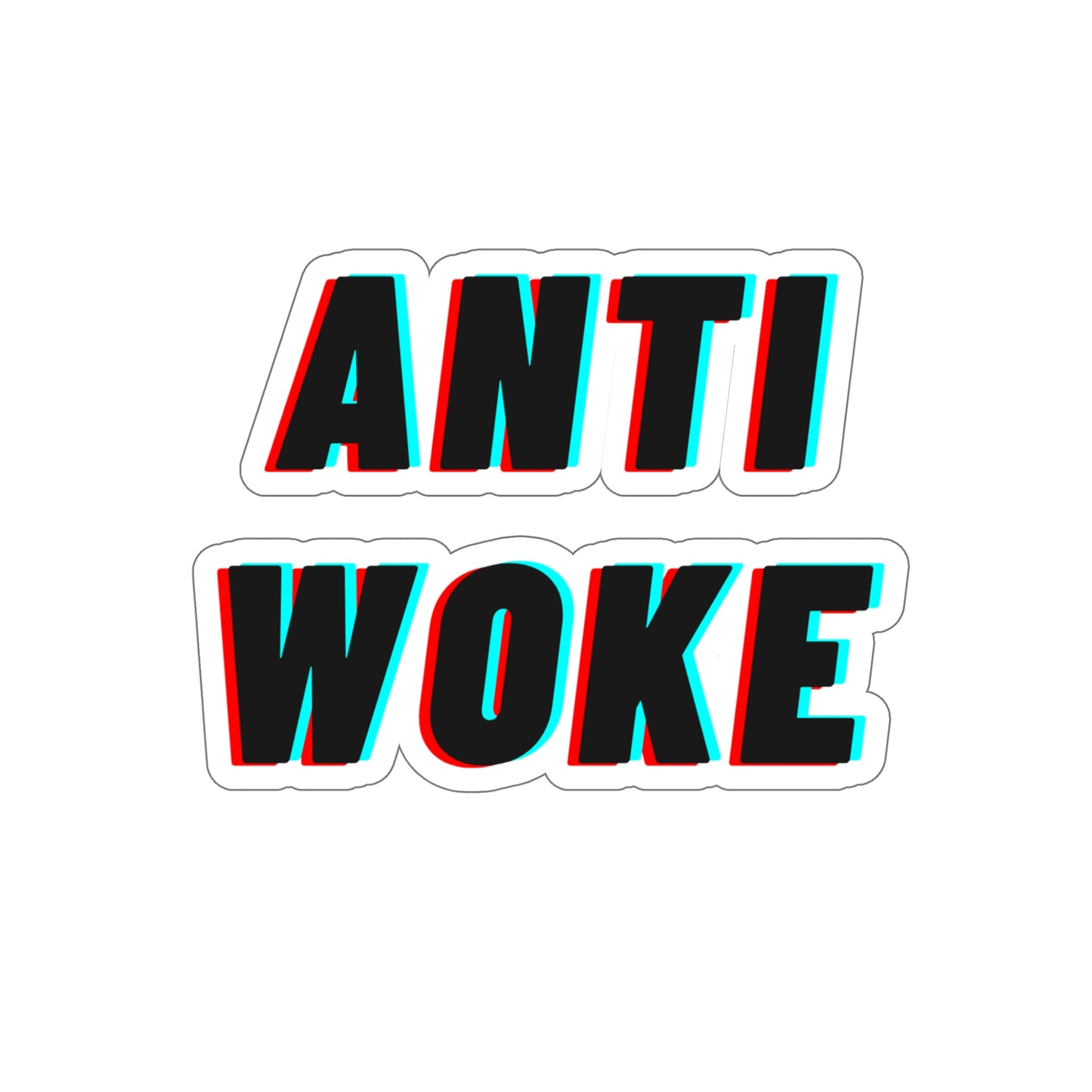 Anti Woke Sticker